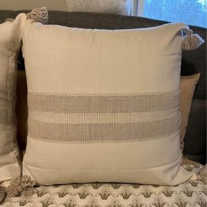 New (Set Of 2) Restoration Hardware Pom Pom Euro Shams Retail $325 Per Sham